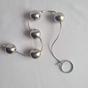 Rosario anal de metal X-44